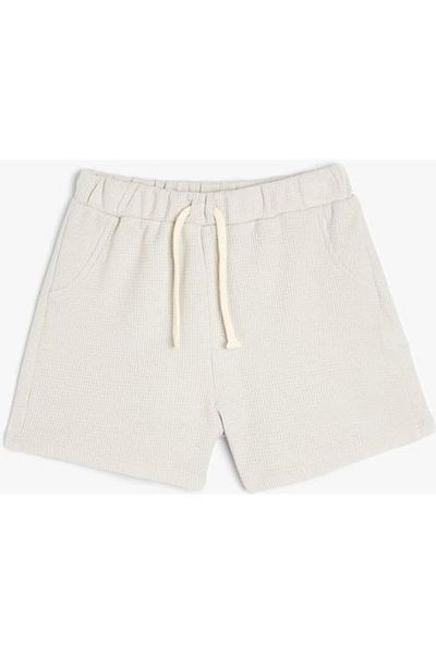 Koton Baby Boy Basic Σορτς με ελαστική μέση, βαμβακερή υφή