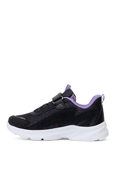Ayakkabı Fuarı Elit Asmax513 Filet Girl's Classic Sneaker - Black and Lilac