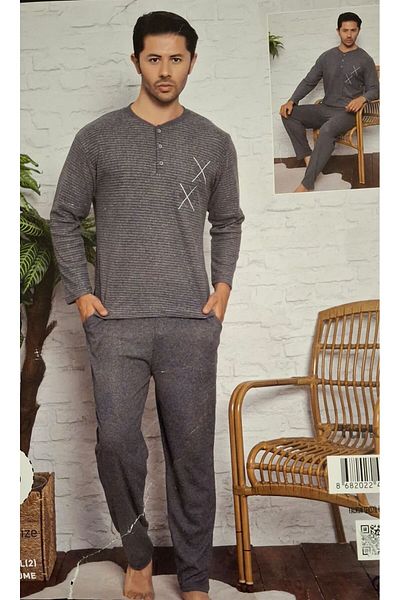 Zen Ανδρικό σετ πιτζάμες Falcom Long Sleeve