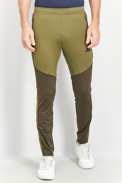 adidas Men Sportswear Fit Yoga Training Pants, Olive