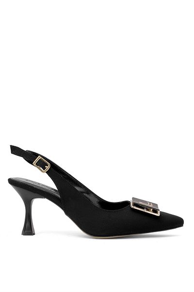 Ayakkabı Fuarı Elite Pm439 K466T - Black Women's Classic Heeled Shoes