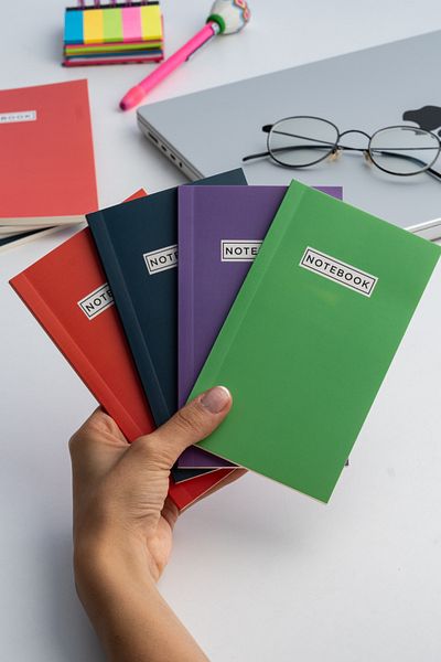 Fly Notes 10X15 cm 64 Pages Unlined School Notebook Set - Mini Notepad, Unlined Series