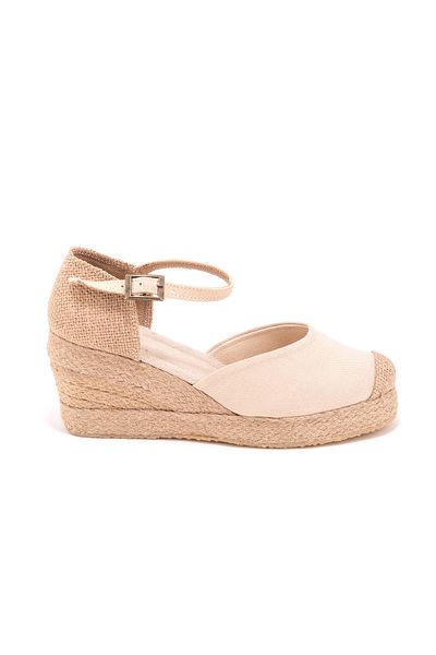 Star Tombis Real Handmade Toe Straw Platform Wedge Heel Linen Straw Espadrille Handmade