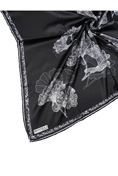 Mısırlı Eşarp Αιγυπτιακό κασκόλ Cocoon Twill (Tivil) Φουλάρι με σχέδια σε φύλλα