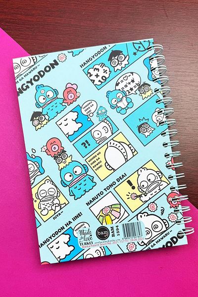 Patladı Gitti Αχρονολόγητο Talking Agenda Weekly Planner με αυτοκόλλητο σπειροειδούς σχεδίου Hangyodon