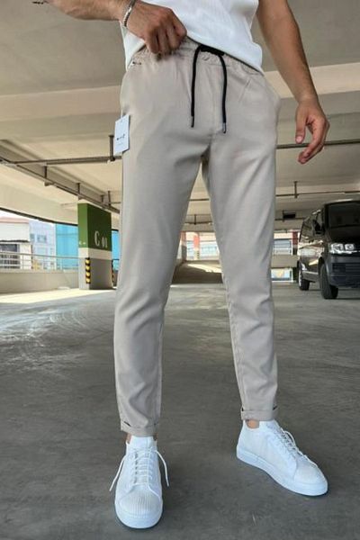 hello7 Ανδρικό παντελόνι Jogger με διπλό πόδι με λεπτή εφαρμογή