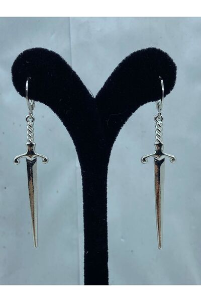 Asil Tasarım kılıç modelli sallantılı küpe