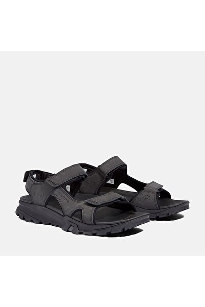 Timberland Men's Lincoln Peak Double Strap Black Sandals