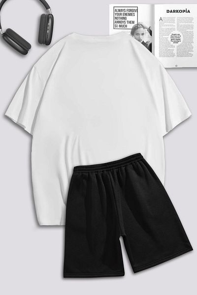 macklin Unisex Ανδρικά Γυναικεία Αράχνη με στάμπα Ειδικού Σχεδίου Σετ φόρμας μπλουζάκι και σορτς
