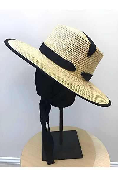 Trenderrs Blackberry Straw Hat