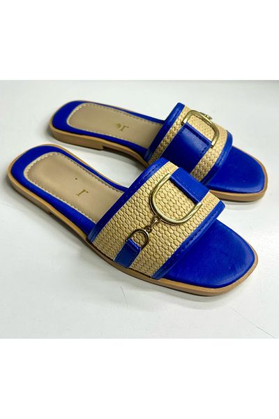 Tradinyom Casual Women's Leather Slippers, Suitable for Home and Guests, Provide a Stylish and Modern Look.