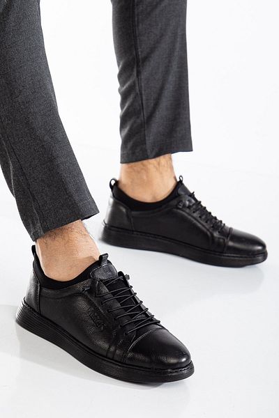 Yağlıoğlu Kundura 9108 Men's Daily Genuine Leather Full Orthopedic Comfortable Fit Shoes