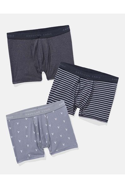 AMERICAN EAGLE Aeo Men's 4.5" Classic Boxer Brief 3-pack