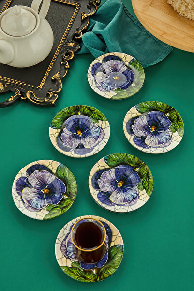 EMBazaar 6 Pieces Morgana Tea Plate Coaster