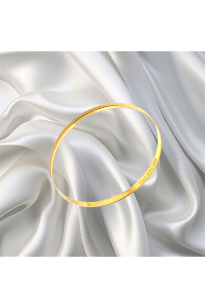 Efnan Kuyumculuk 22 Ayar Yarı Simli Kibrit Çöpü Bilezik