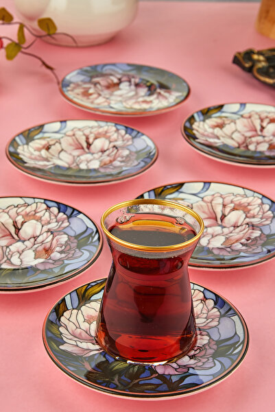 EMBazaar 6 Pieces Alvina Tea Plate Coasters