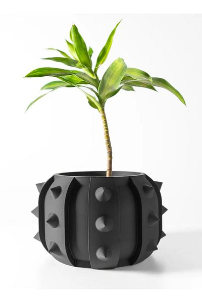 3D Brothers Alver Vase with Drainage Tray & Stand  Distinguished and Stylish Plant Display