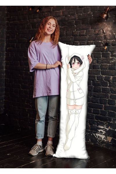ARDSU Hugging Pillow Anime, pernă și husă și husă de transport
