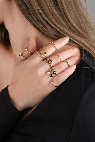 Jack Ferrero KADIN / YETİŞKİN / GENÇ ÇOKLU YÜZÜK SETİ