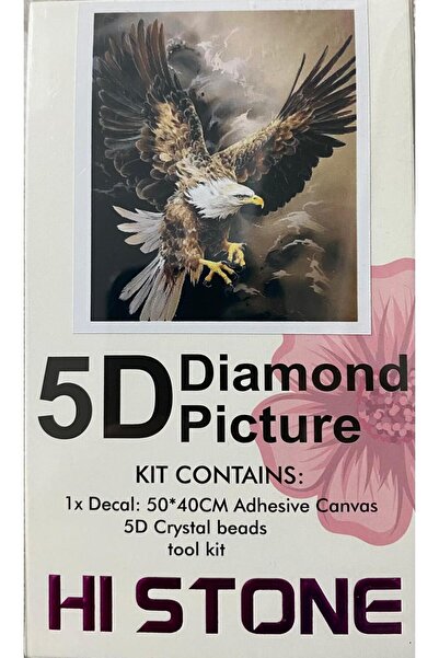 BALIM ÖRGÜ EVİ 5D'li Elmas Boncuk Yapıştırma Taş İşleme Mozaik Goblen  "KARTA...