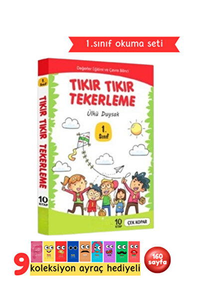 Pembe Yayınevi 1.Sınıf Tıkır Tıkır Tekerleme Değerler Eğitimi ve Çevre Bilinc...