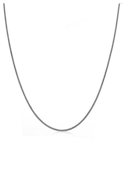 HAZE & GLORY Halskette Hg - Halskette Unisex aus 925er Sterlingsilber, Schmuck Unisex, Oxidiertes Silber