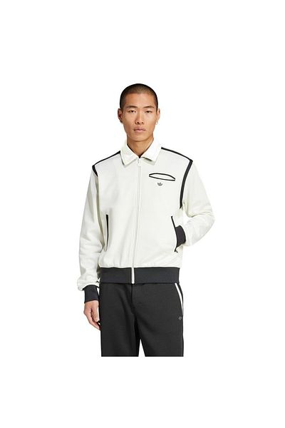 adidas White Men's Jacket - Prem Tt Jd3396
