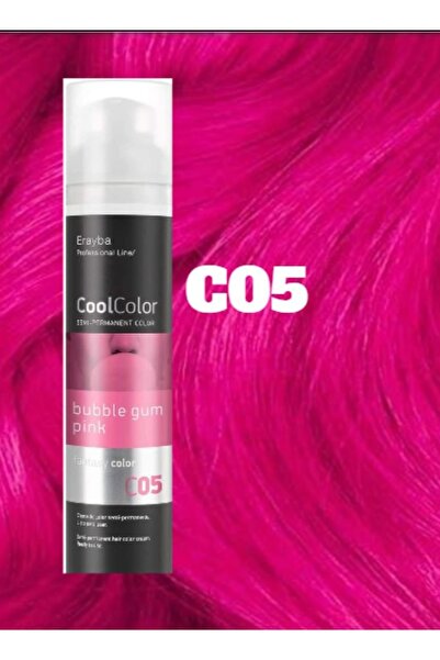Erayba صبغة شعر مؤقته كول كولر من إيرايبا 100مل C05 لون وردي