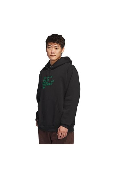 adidas Μαύρο ανδρικό φούτερ Shmoo G Hoodie Jc7656