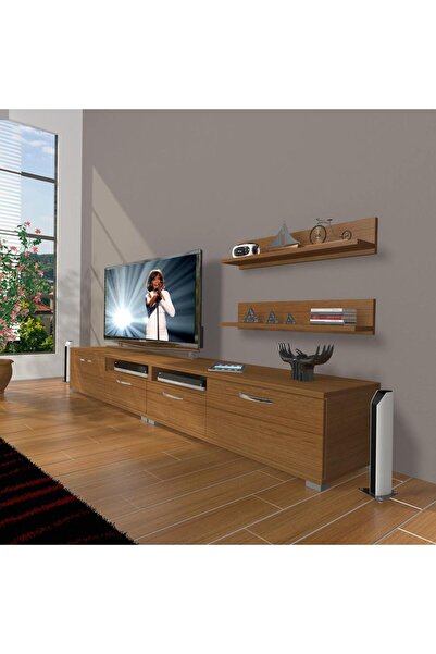 Decoraktiv Eko 220r Mdf Tv Ünitesi Tv Sehpası - Naturel Ceviz