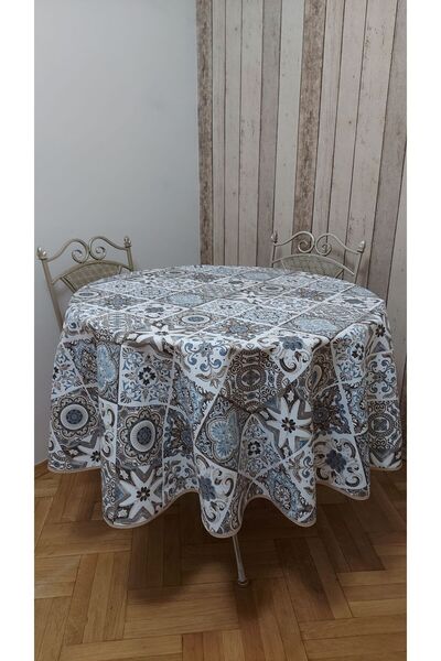 gonk Round Duck (LIQUID PUSHER, SPOT-PROOF) Fabric, Table Cloth