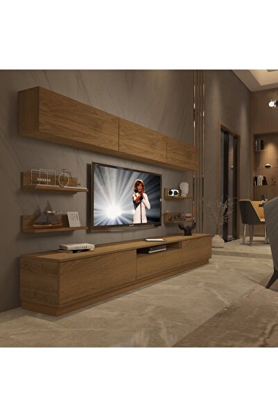 Decoraktiv Trendstyle 8ys Mdf Tv Ünitesi Tv Sehpası - Naturel Pera