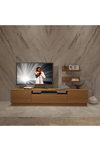 Decoraktiv Trendstyle 4s Mdf Tv Ünitesi Tv Sehpası - Naturel Ceviz