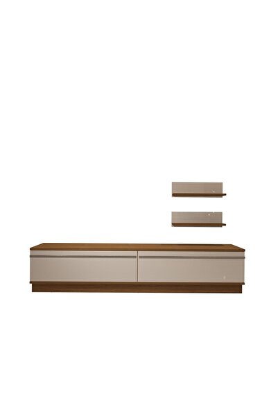 Decoraktiv Eko 4b Mdf Std Tv Ünitesi Tv Sehpası - Ceviz - Beyaz
