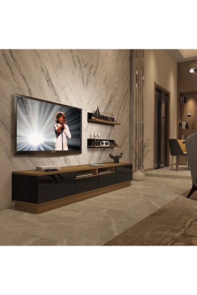 Decoraktiv Trendstyle 220rs Mdf Tv Ünitesi Tv Sehpası - Pera - Siyah
