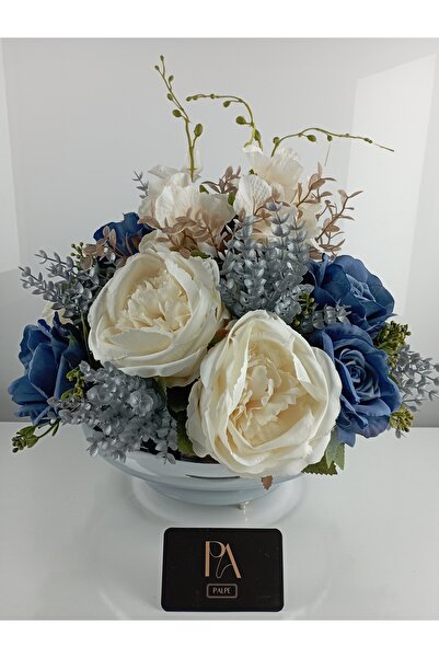 Palpe Metal Saksıda Yapay Lüx Tanzim Kız İsteme Çiçeği Nişan Sevgili Söz Aran...