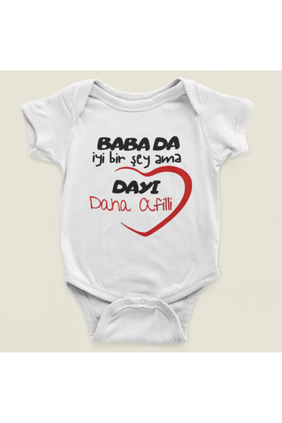 SEVBANO Unisex and Written Cotton Soft Bodysuit