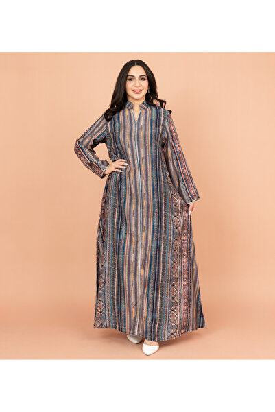 IKKXA Multicolor Patterns Modern Jalabiya