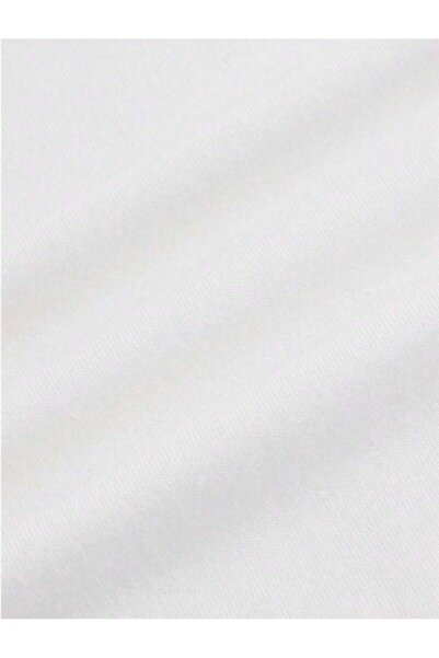 HOFFNUNG Cat Listening to Music with Headphones Printed White Unisex Oversize T-Shirt