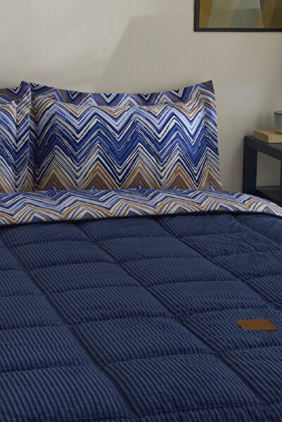 Karaca Home Vega Çift Kişilik Comfort Set Lacivert