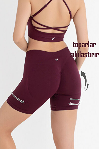 Wooster  Kadın Push Up Toparlayıcı Yüksek Bel Dikişsiz Spor Tayt