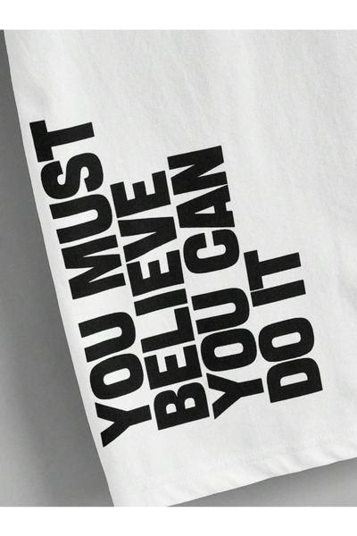 Revasser Unisex Πολύχρωμο Προσαρμοσμένο Βαμβακερό Μπλουζάκι Oversize Γυναικείο/Ανδρικό