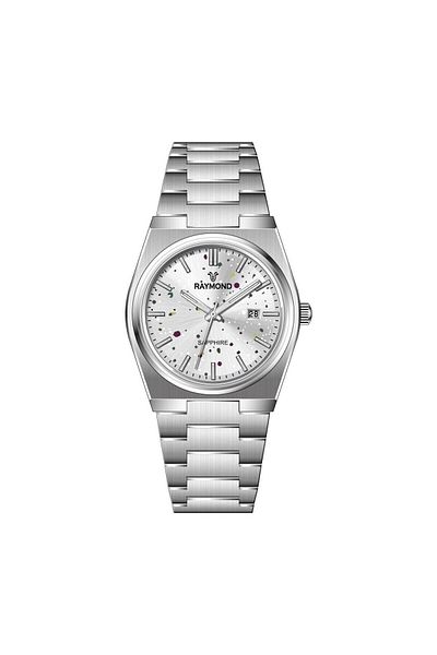 Raymond Rym-280269 Men's Wristwatch - Stainless Steel - 2 Year Warranty