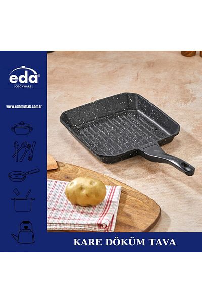 Eda Cast Iron Square Pan