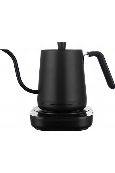 Coffee Electric Kettle with Curved Spout - QA HWIA - Stainless Steel 304 and Tea Kettle