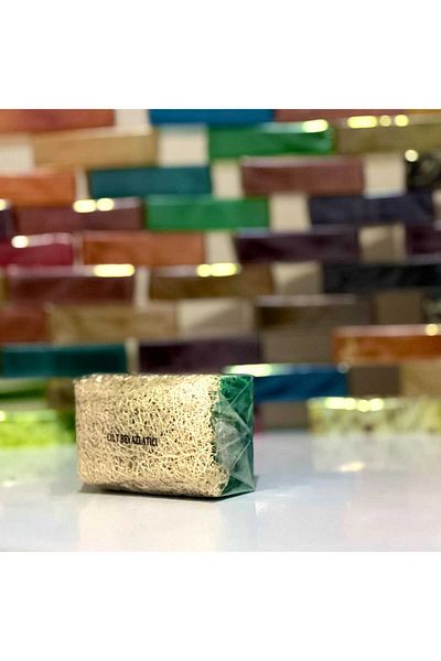 SABUNCU BABA Natural Pumpkin Fiber Skin Whitening Soap