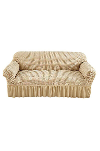 sharpdo 4-Piece Couch Sofa Cover with Skirt, Durable Washable High Elastic Stretchable