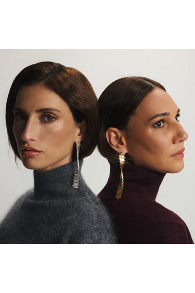 Juju Bronze Heart Beat Earrings