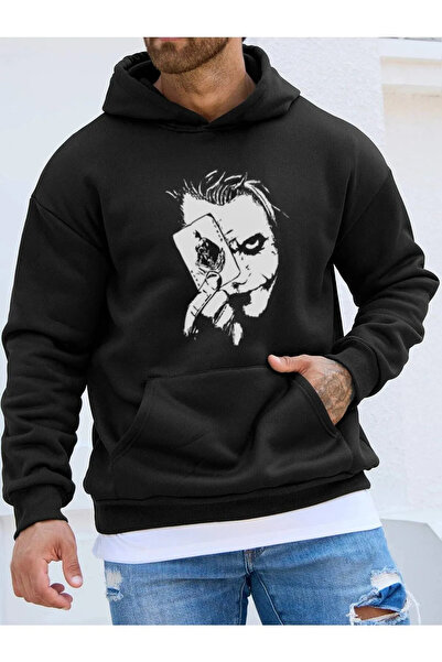 HOFFNUNG Heath Ledger Joker Printed Hoodie Sweatshirt Hoodie