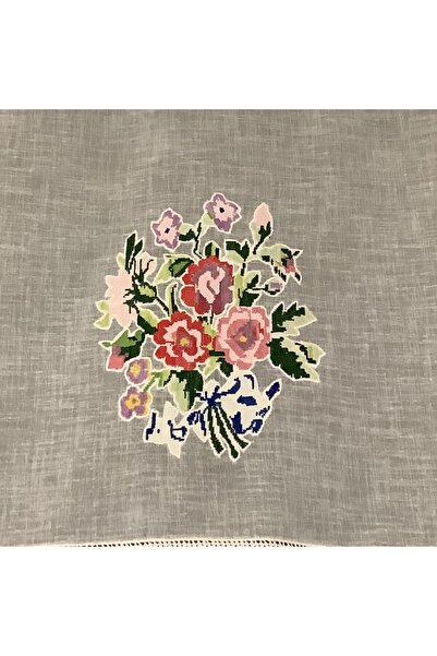 OYA home Kaneviçe Aplikeli Tül Perde - 85*200 cm